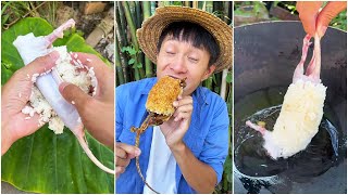 What is he doing? |Chinese Mountain Forest Life and Food #Moo TikTok#FYP