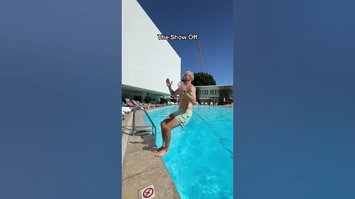How do YOU get in the pool?!🤣🤣🤣 - DayDayNews