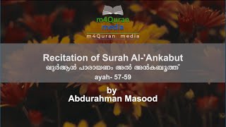 Best Quran Recitation|Heart soothing voice| Al Ankabut |with Malayalam,English Meaning|m4Quran media screenshot 4