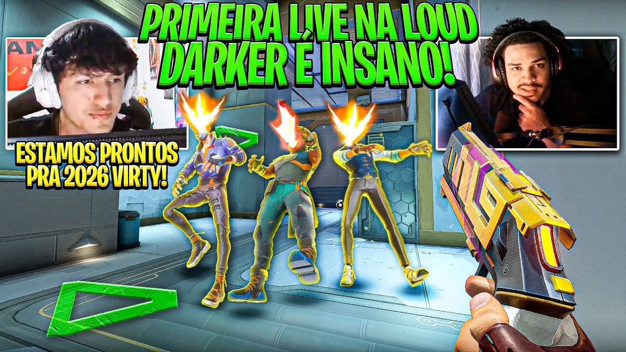 DARKER É INSANO! NOVO PLAYER DA LOUD ABRE LIVE PELA PRIMEIRA VEZ e AMASSA com o VIRTY no DUO!