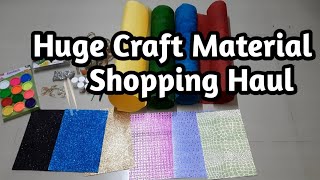 Craft Material Shopping Haul with Price