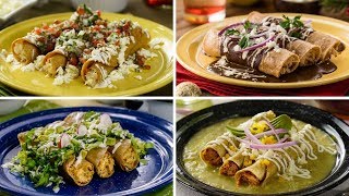 Tacos dorados mexicanos