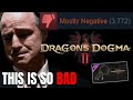 Dragons dogma 2 situation is awful microtransactions negative steam reviews  poor performance