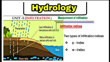 Hydrology ( Infiltration and its measurement ) #lecture #7