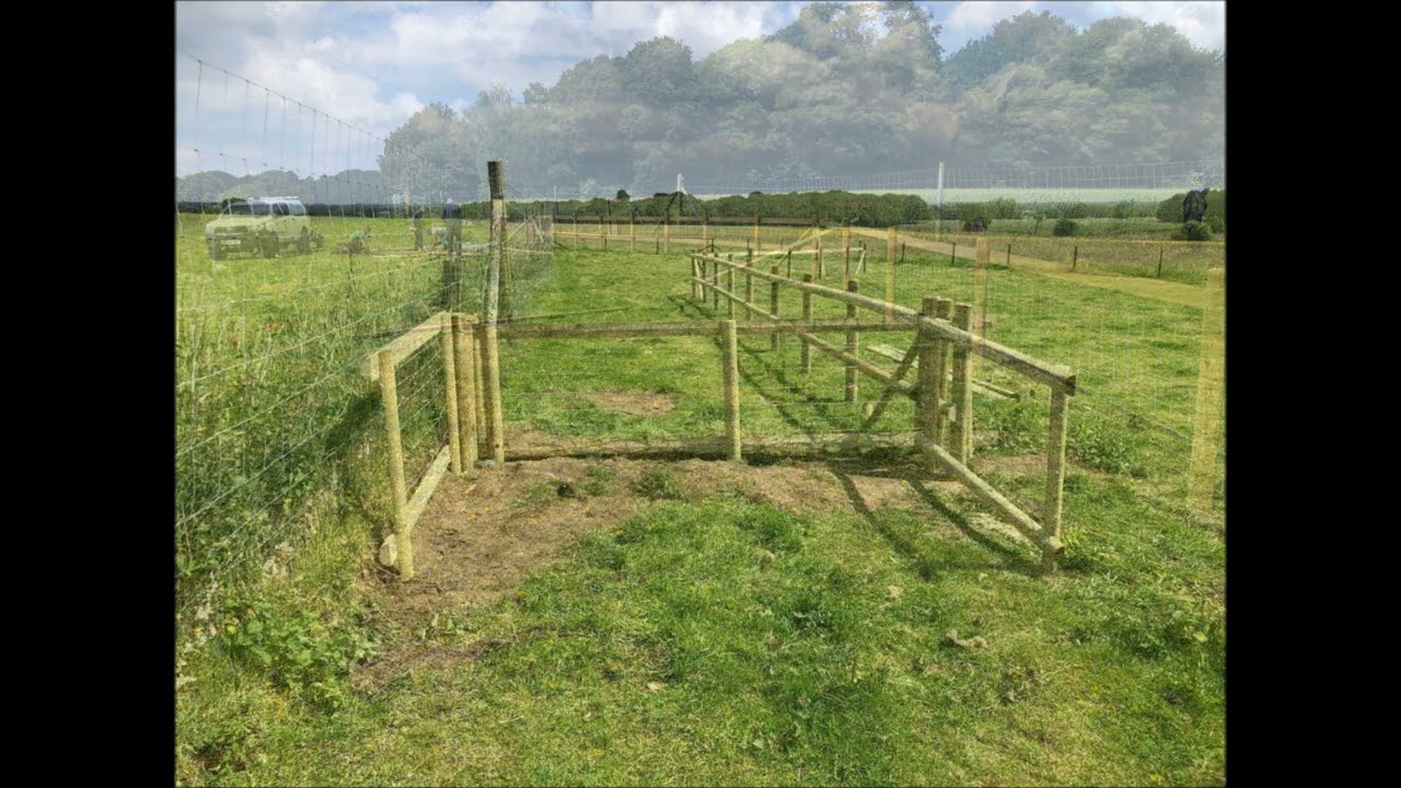 Building A Sheep Corral With A Gated Exit For Loading Into Vehicles