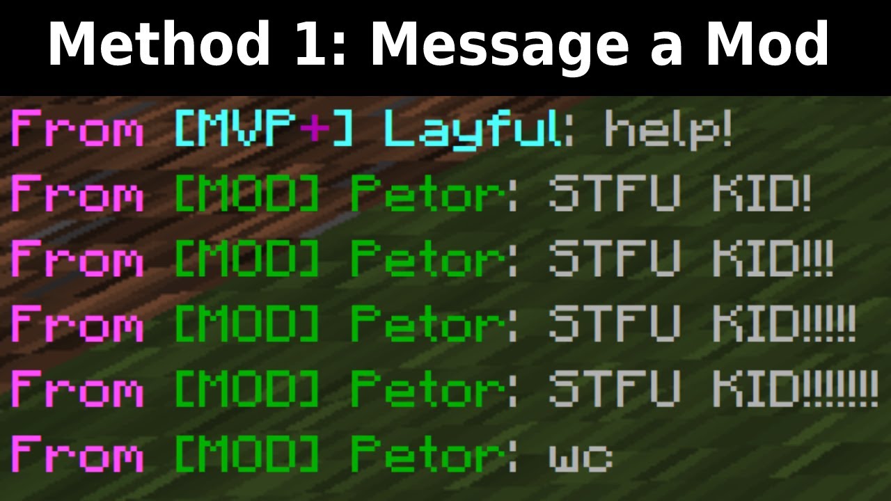 How to deal with Toxicity on Hypixel