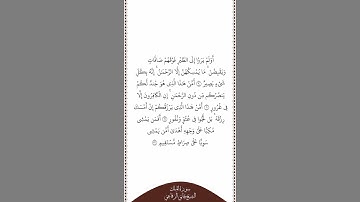 تلاوة في دقيقة سورة الملك الآيات من ١٩ إلى ٢٢ الشيخ هاني الرفاعي