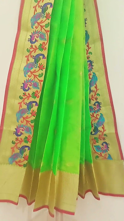 पैठणी गुढी साडी | गुढी पाडव्याच्या सण आला उभारा रे गुढी #juikari #gudhi #paithani #madetoorder