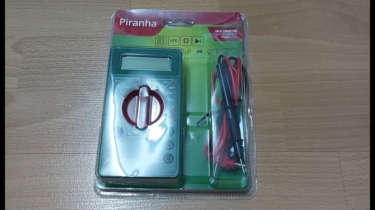 A101'de Satılan Piranha Multimetre Kutu Açılışı