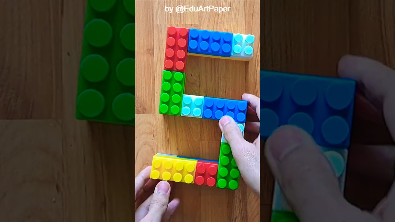 Создаем цифру 5: учимся считать с помощью строительных блоков 