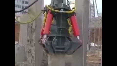 Máy đập đầu cọc siêu nhanh và hiệu quả