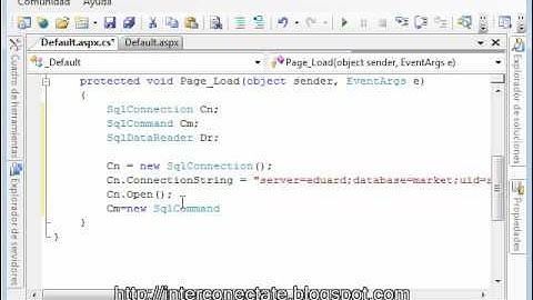 Mostrar datos en un ListBox con ASP.NET utilizando C# y SQL Server 2005