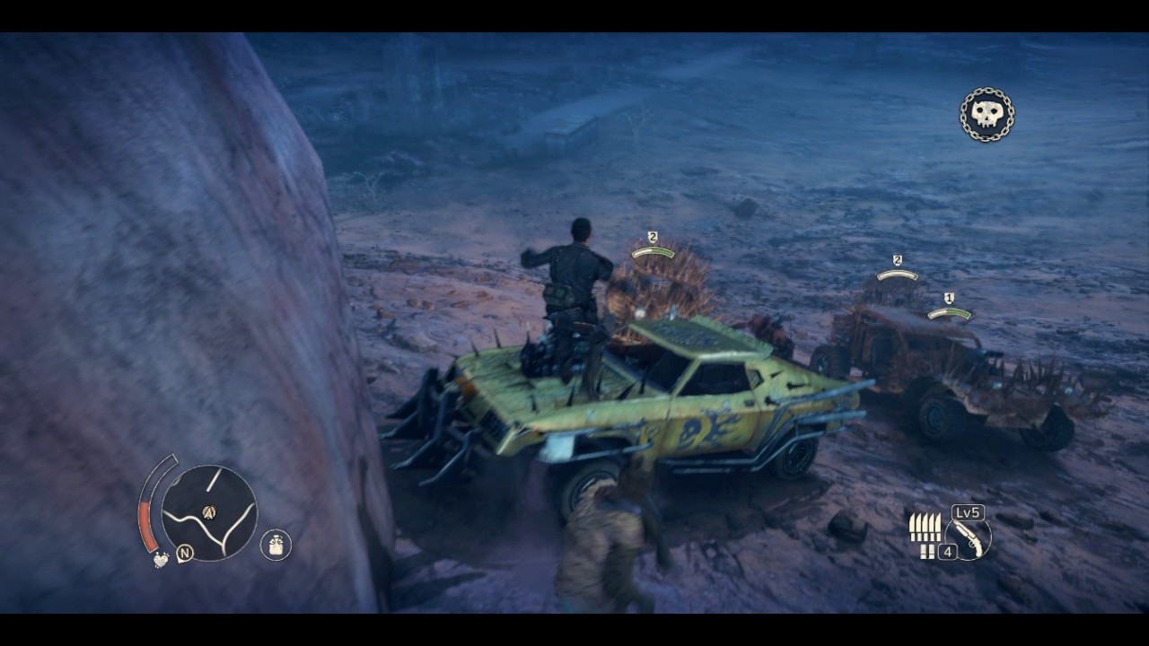 Mad Max Game: Bouncing Box and Buzzards