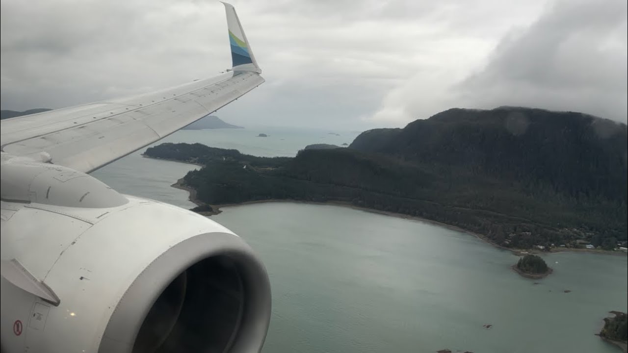 Alaska Boeing 737-800 Approach & Landing Juneau Intl. (PAJN)