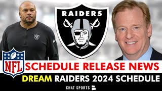 Raiders Schedule News + DREAM 2024 Las Vegas Raiders Schedule With Antonio Pierce \& Tom Telesco