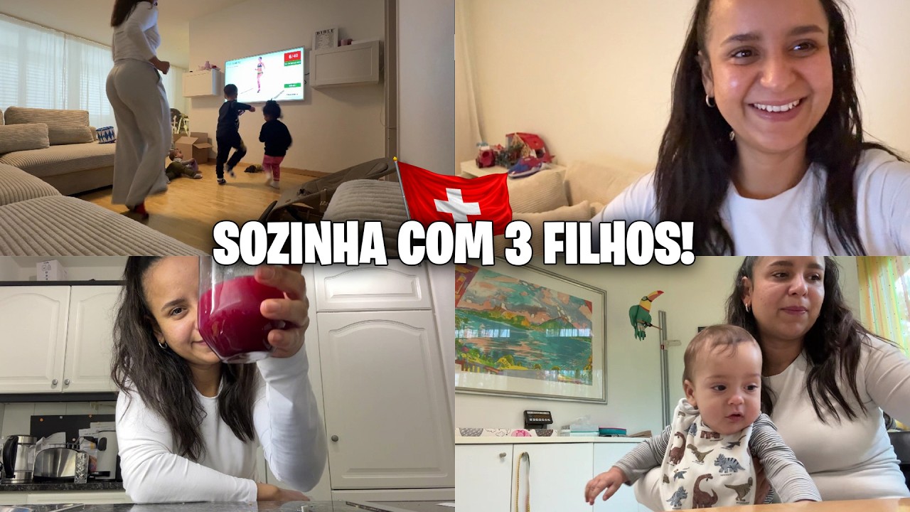 MÃE SOLO DE 3 NA SUÍÇA: O que ninguém te conta sobre a rotina e o cansaço