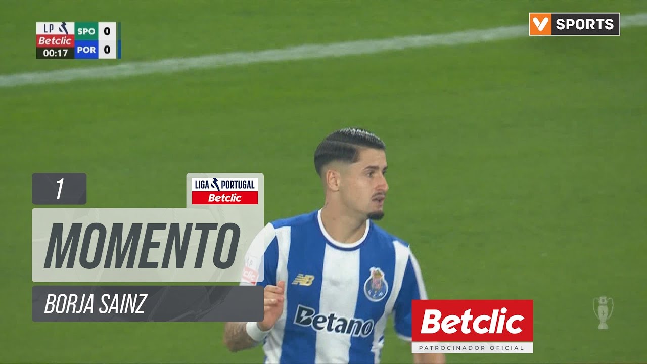 Borja Sainz quase marcar no arranque | Sporting - FC Porto (Liga 25/26 #4)