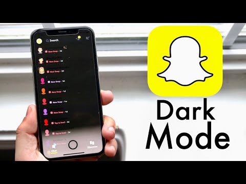 How To Get Dark Mode On Snapchat On Any Iphone!