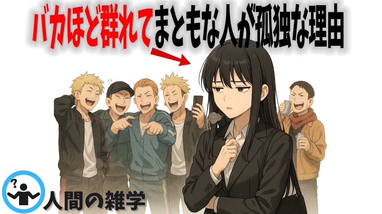 【実は高IQ】まともな人ほど1人になる5つの理由