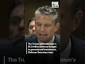 Protestors interrupt Hegseth hearing