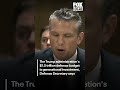 Protestors interrupt Hegseth hearing