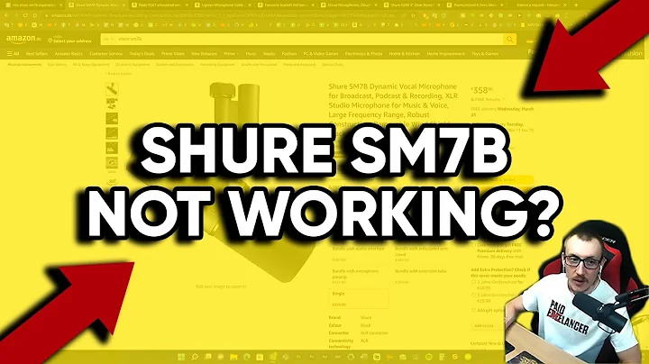 Microphone Shure SM7B buying and repair guide