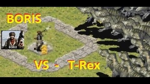 How many T-Rex can Boris stop? - RedAlert 2 Yuri