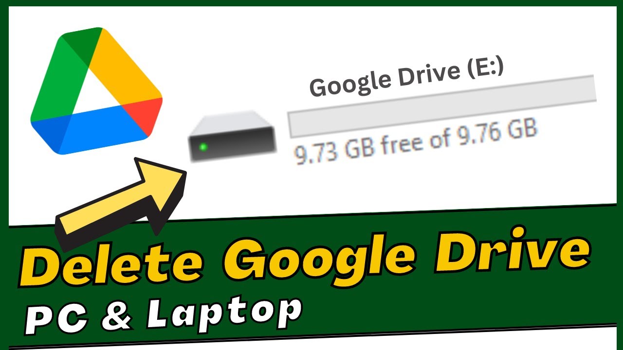 How to Remove Google Drive from Laptop and PC