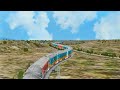 CURVING TRAINS | TRAIN ON A S-CURVE | INDIAN TRAIN SIMULATOR #shorts