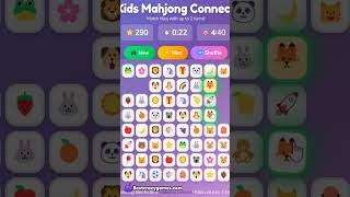 Kids Mahjong Connect Walkthrough Game #Shorts screenshot 5