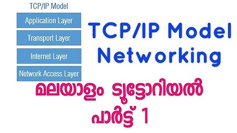 Tcp ip Model Networking Malayalam Tutorial Part 1