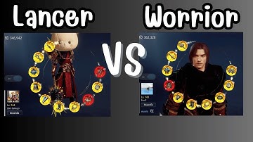 Mir4 Lancer 346k vs Worrior 358k