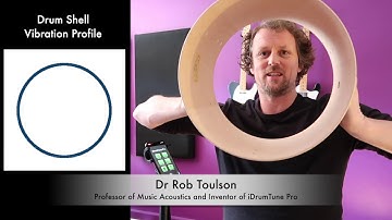 Drum Shell Vibration and Drum Tuning by Professor Rob Toulson with IDrumTune Pro Analysis  - Part 1