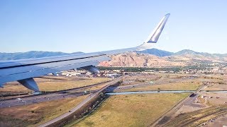 [FLIGHT LANDING] Delta A321  Beautiful Evening Landing into Salt Lake City