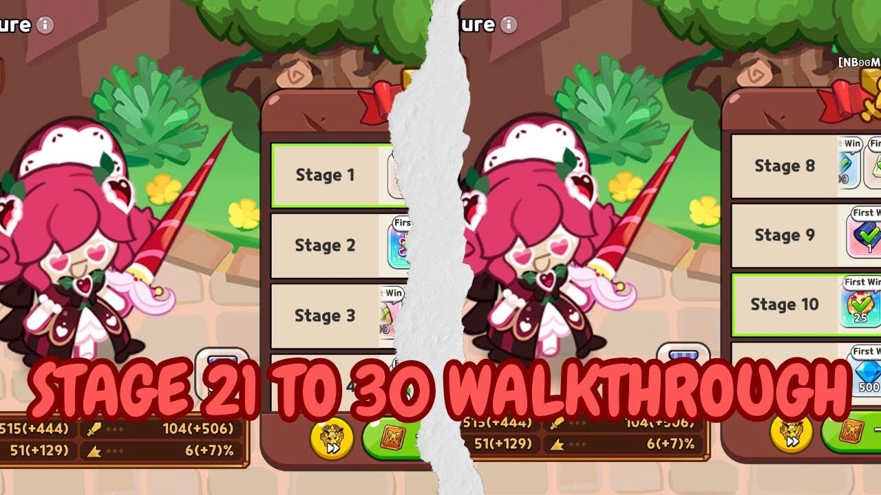 MyCookie Adventure Stages 21–30 Walkthrough | Cookie Run Kingdom