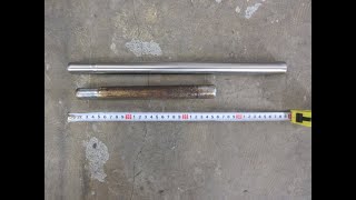 27インチママチャリ　背の高い人に合わせて　38cmシートポストに交換