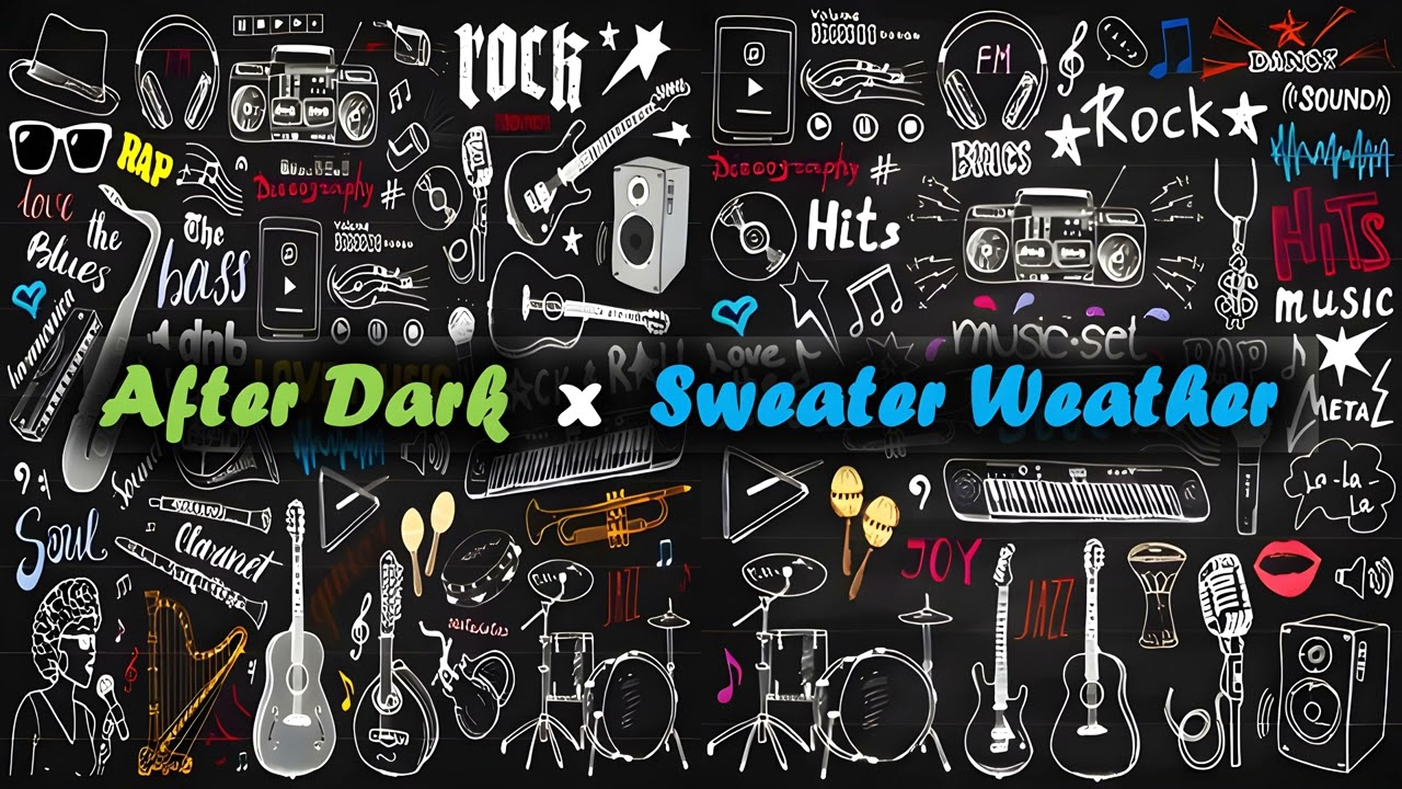 After Dark X Sweater Weather ( Extremely Slowed + Reverb ) 