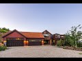 Stunning mountain retreat on acreage outside park city utah