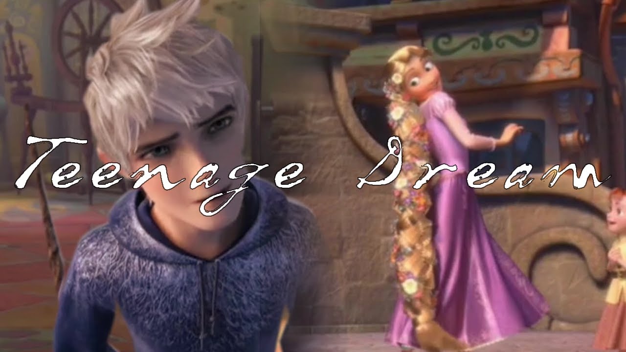 Non/Disney Crossover - Jackunzel - Jack Frost x Rapunzel - Teenage Dream
