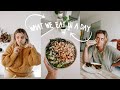 what we eat in a day | SWAPPING DIETS with my best friend 😬😩