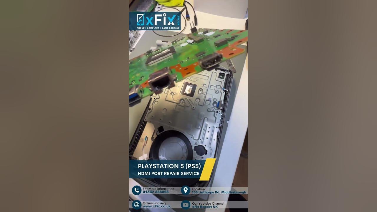 PS5 / PlayStation 5 HDMI Port Replacement Repair Service UK - xFix