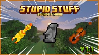 👉 Stupid Stuff V1.1 Version Showcase | Stupid Things |  Minecraft Bedrock Addon ✅