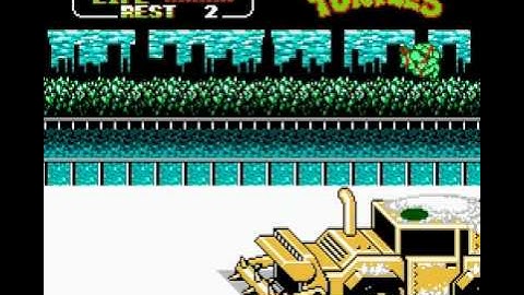 Teenage Mutant Ninja Turtles 2, Scene 3 (NES)
