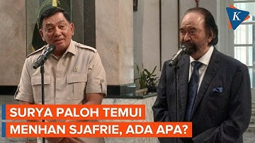 Momen Surya Paloh Temui Menhan, Ketua Parpol Pertama yang Bertemu Sjafrie