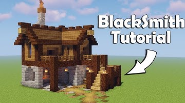 Minecraft: How to build a Blacksmith ( Tutorial )
