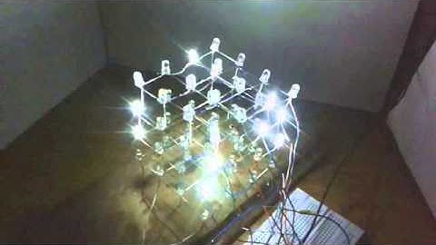 LED Cube 4x4x4 (PIC 16f877)