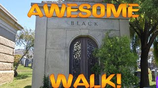 AWESOME WALK! - Salem Memorial Park Colma California.