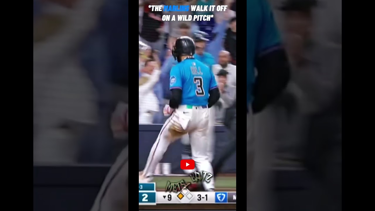 The Marlins WALK IT OFF for the 3RD TIME! 🔥