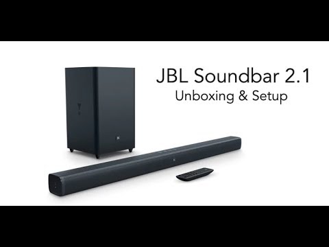 JBL Soundbar 2.1 with Wireless Subwoofer Unboxing & Setup | Digit.in