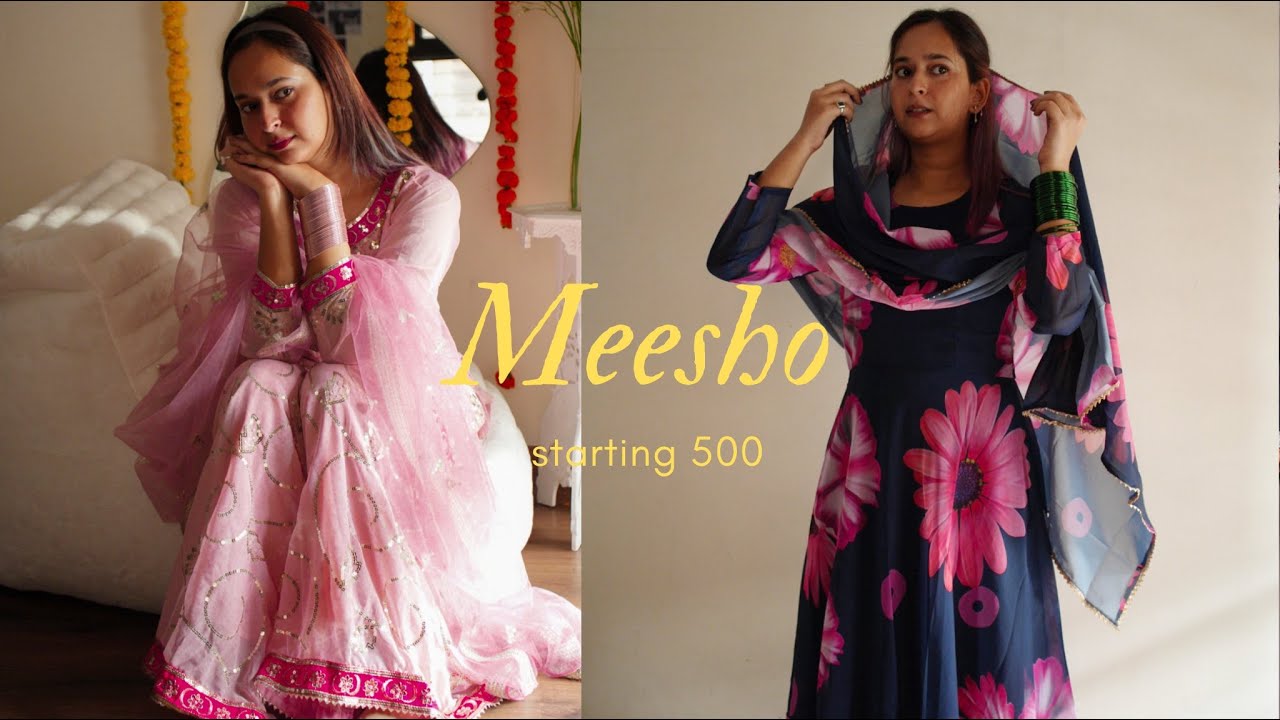 🌻Meesho Kurti/Kurta Set Haul Starting Rs.613|😀 Festive Kurti Haul | Designer Gowns| Meesho Haul - YouTube | Designer gowns, Gowns, Kurti